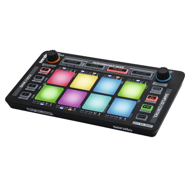 Reloop NEON Dj Pad Controller For Serato Dj With 8 Touch-Sensitive