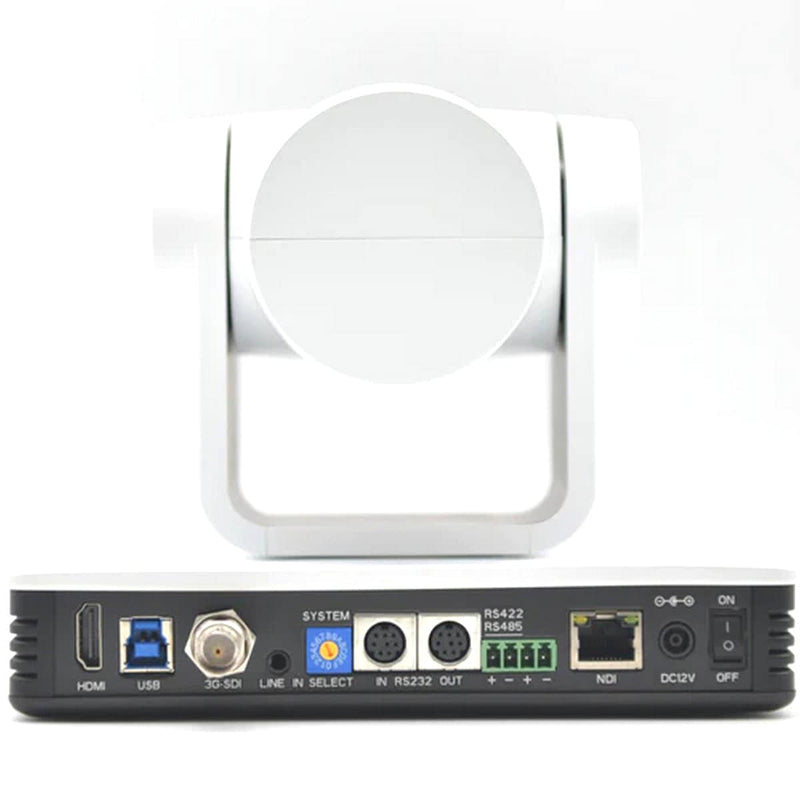 DVDO C4-1-NDI-W HD PTZ AI NDI Camera with HDMI/IP/3G-SDI/USB3.0 (White)