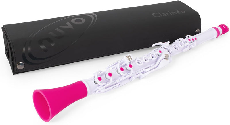 Nuvo N120CLPK Clarineo 2.0 Clarinet Kit (White/Pink)