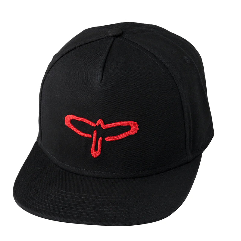 PRS Red Bird Baseball Flat Bill Hat (Black)