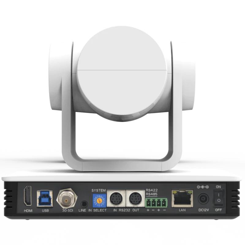 DVDO C4-1-W HD PTZ AI Camera with HDMI/IP/3G-SDI/USB3.0 (White)