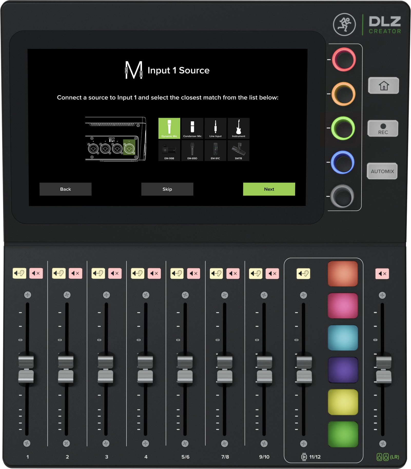 Mackie DLZ Creator Adaptive Digital Mixer for Podcasting and Streaming