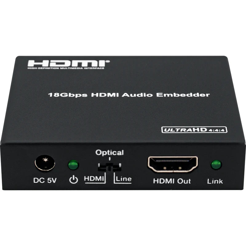 DVDO AUDIOEMB-1 4K HDMI Audio Embedder with HDCP 2.2