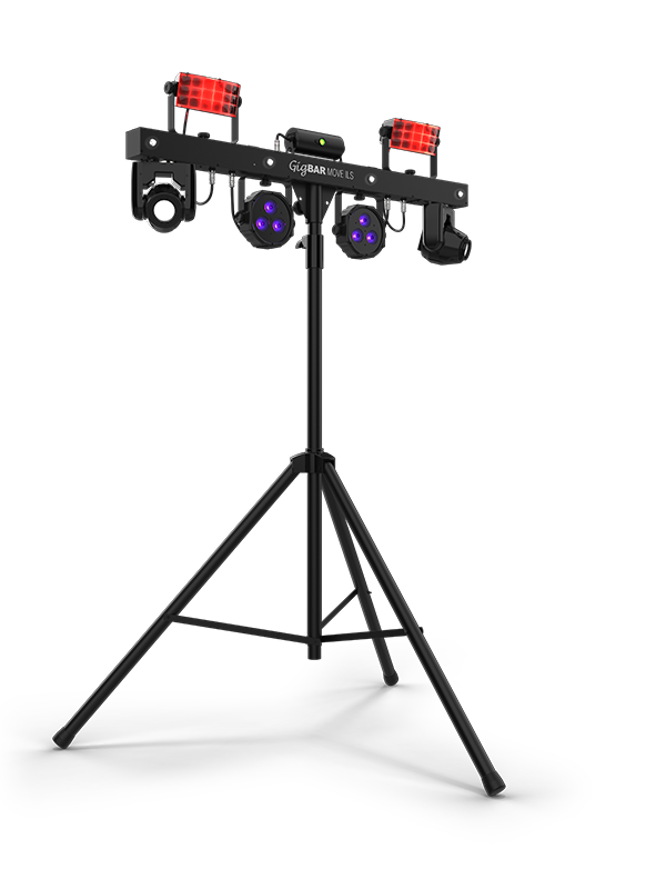 Chauvet DJ GIGBAR-MOVE-ILS 5-in-1 Lighting System with Stand, Bag and Remote