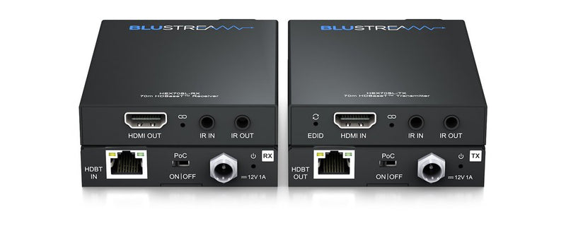 Blustream HEX70SL-KIT Slimline HDBT HD Extender Kit - 70m