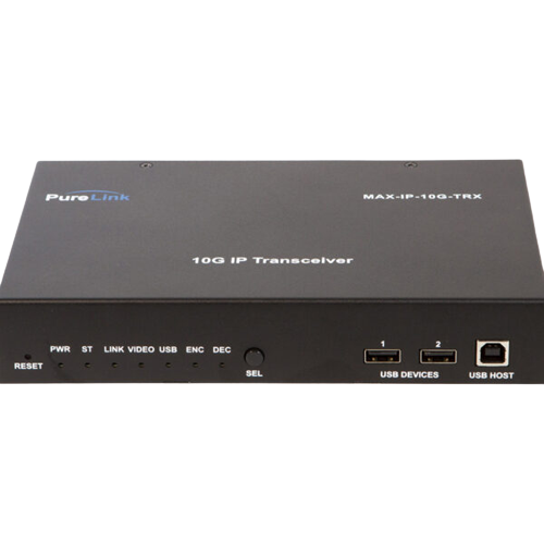 PureLink MAX-IP-TRX 10G CAT/Fiber IP Transceiver for Media Axis