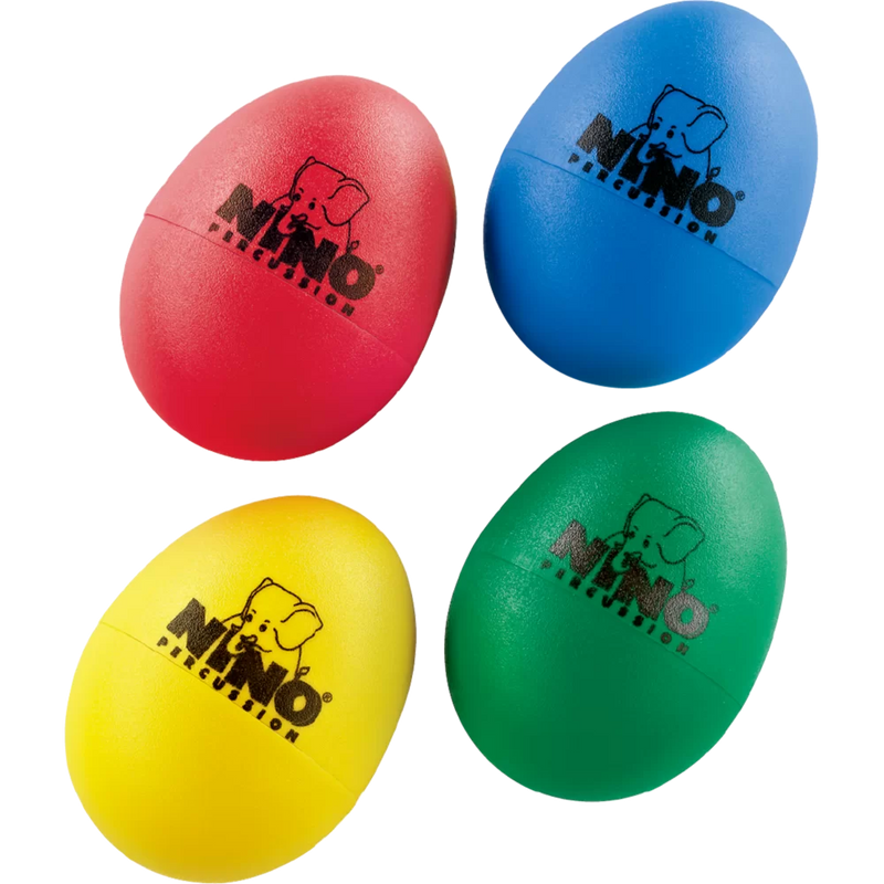 Meinl NINOSET540 Egg Shaker Assortment (Green, Yellow, Red and Blue)