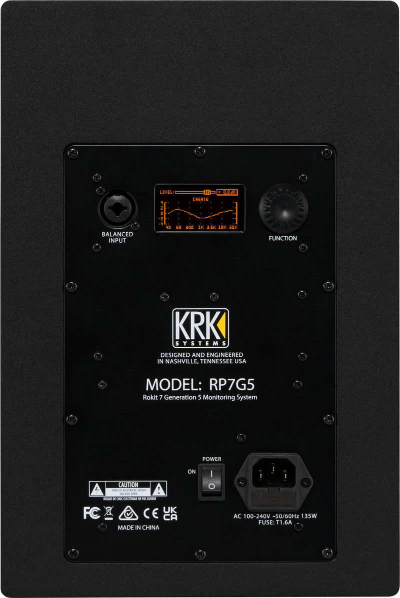 KRK RP7-G5 Rokit Generation 5 Active Studio Monitors - 7"
