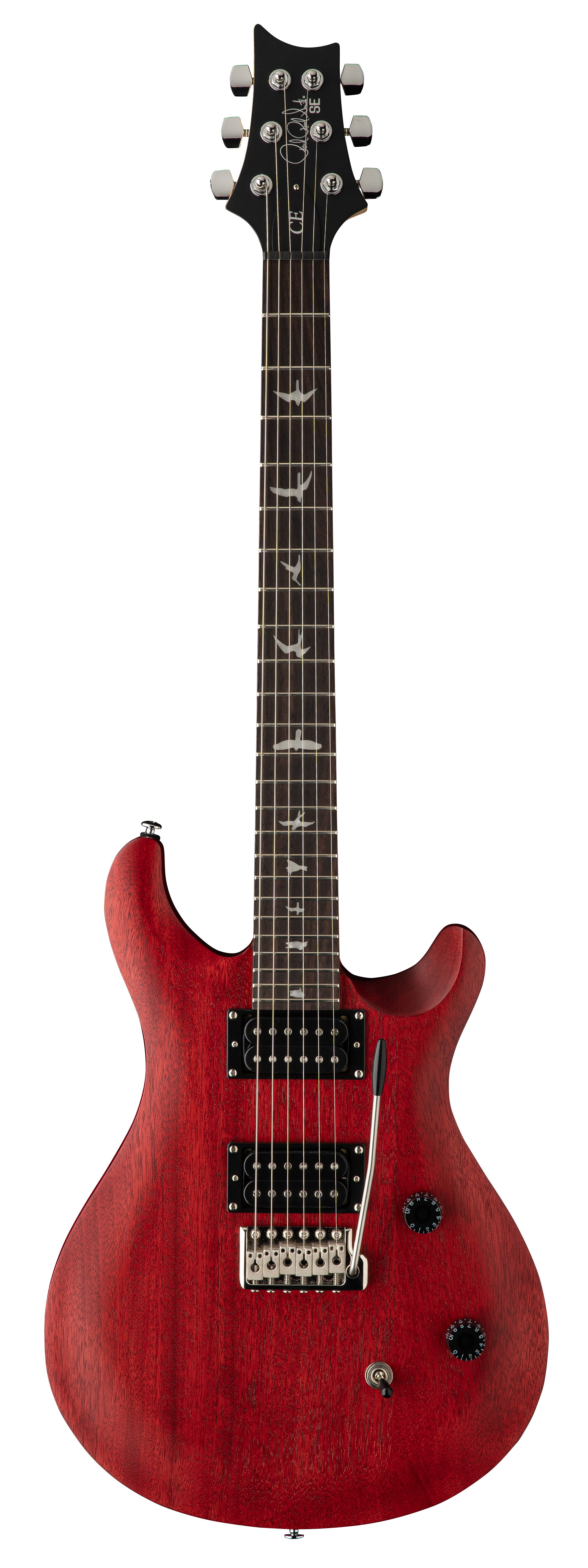 送料無料 PRS Cherry) (Vintage Guitar Electric SATIN STANDARD 24 CE SE ギター