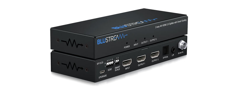 Blustream SP12CS 1x2 HDMI Splitter w/Audio Breakout