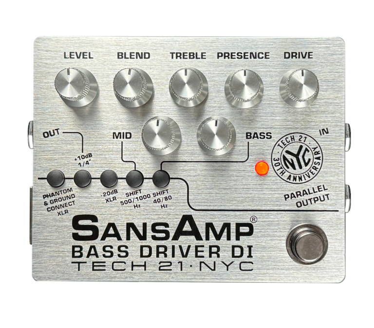 Tech 21 BSDR-30 SansAmp Bass Driver DI 30th Anniversary Limited Editio