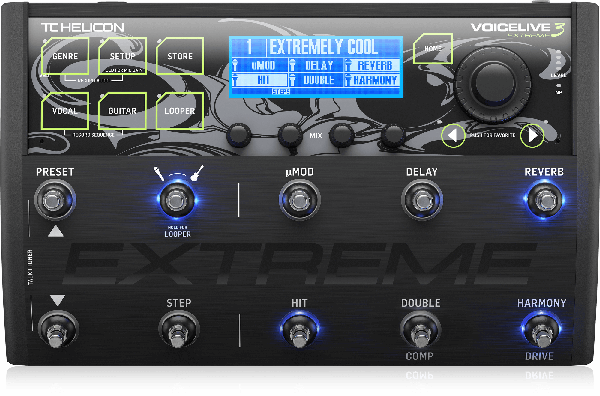 Tc Helicon Voicelive 3 Extreme Guitar/vocal Effects Processor And Looper