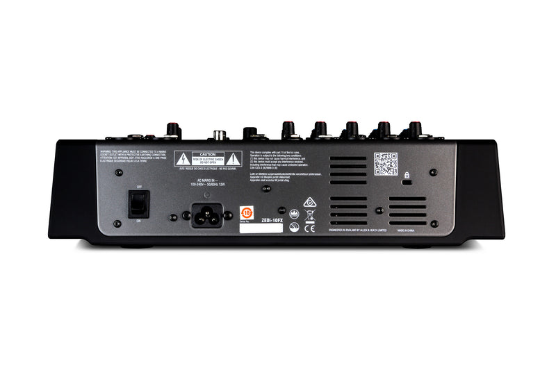 Allen & Heath ZEDi10FX Compact Hybrid Mixer/USB Interface With On-Board Effects