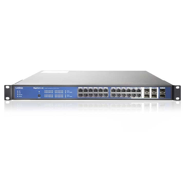 Luminex LU0100036 GigaCore 12 Gigabit Ethernet Switch (12 RJ45 Ports)