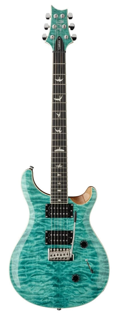 PRS SE CUSTOM 24 QUILT Electric Guitar (Turquoise)