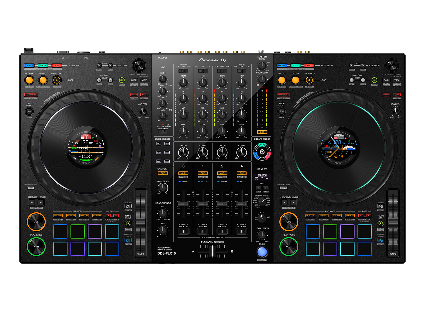 Pioneer DJ DDJ FLX10 4 deck DJ Controller