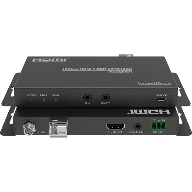 DVDO HDMIFIBER-1 18Gbps HDMI over Optical Fiber Extender with Audio Extracting