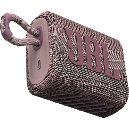 JBL GO 3 Portable Bluetooth Speaker (Pink)