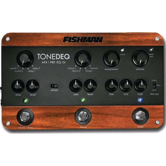 Fishman TONEDEQ AFX Preamp/EQ/DI Pedal w/ Dual Effects