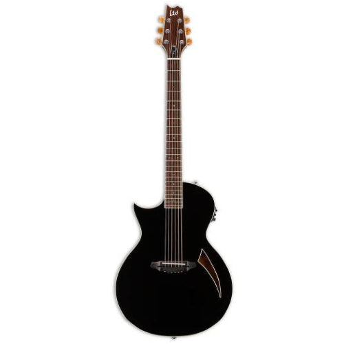 ESP Guitars - LTD TL-6S Thinline Electric Guitar - Black - Left Handed