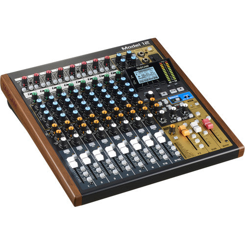 Tascam Model 12 Integrated Production Suite Mixer/Recorder/USB Interface - Red One Music