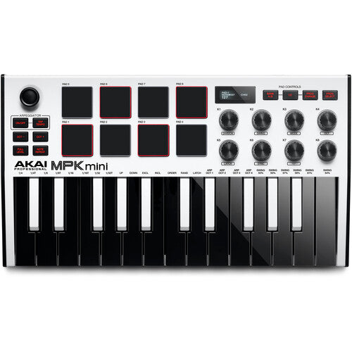 Akai MPK MINI MKIII 25-Key Keyboard Controller - White