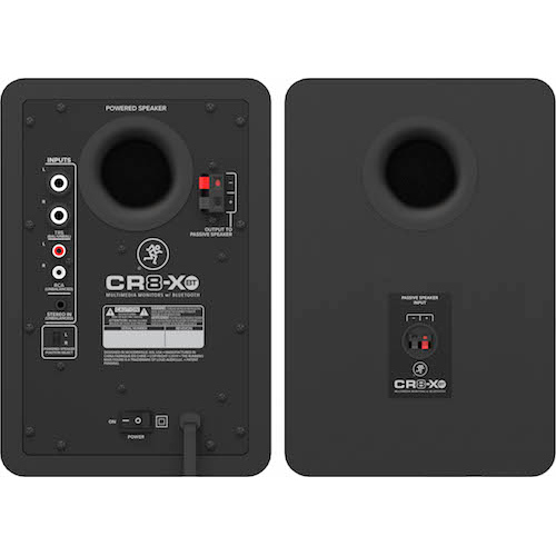 Mackie CR8-XBT 8in Multimedia Monitors W/bluetooth (Pair) - Red One Music