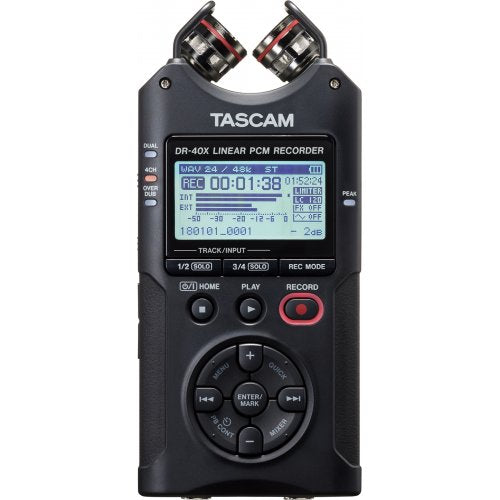 Tascam DR-40X Digital Audio Recorder And Usb Interface - Red One Music