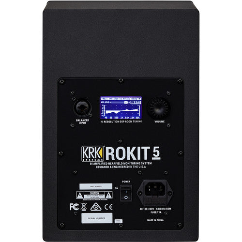 KRK ROKIT RP5-G4 5" 2-Way Active Studio Monitor (Black) - Red One Music