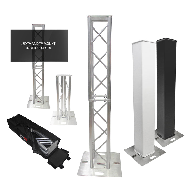 ProX XT-FTP328-656-B Flex Tower™ Totem Package - Adjustable 6.56ft or 3.28ft With Soft Carrying Bag