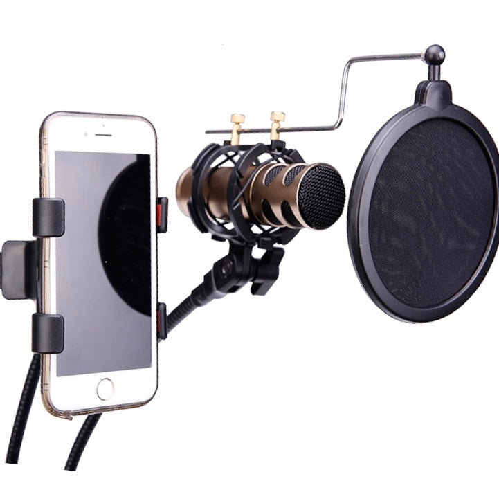 K Song MV Capacitive Microphone Bracket - Red One Music