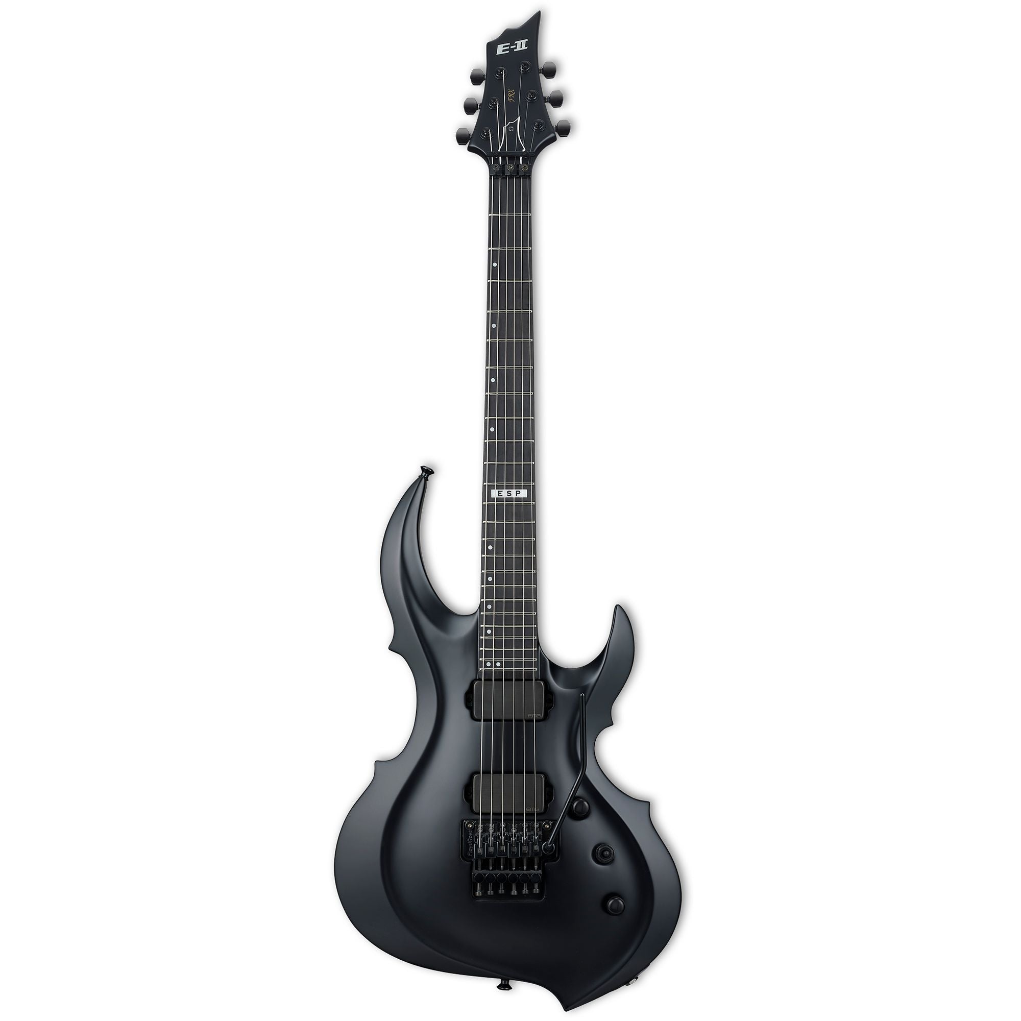 ESP E-II FRX Electric Guitar (Black Satin)