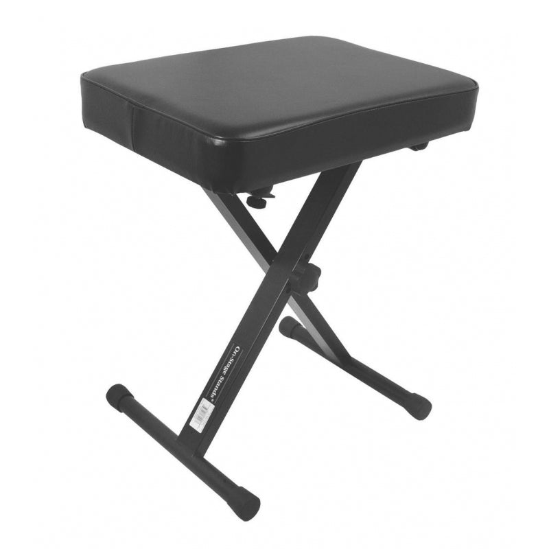 On-stage Stands KT7800 Three-position X-style Bench - Red One Music