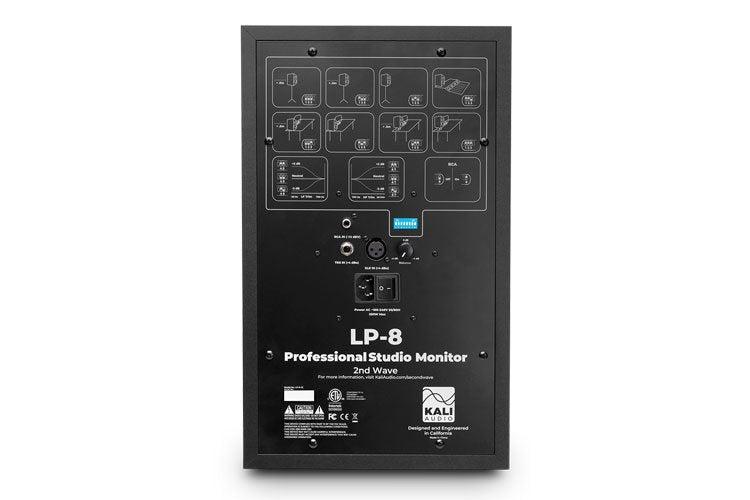 Kali Audio LP-8 V2 8.5IN Studio Monitor (Each) - Black
