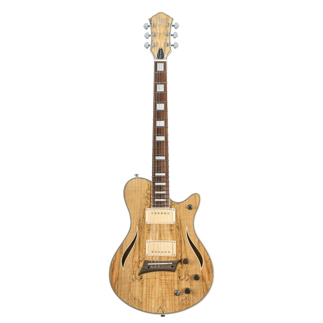 Michael Kelly MKHSSSPPYZ Hybrid Special Electric Guitar Spalted Mapl