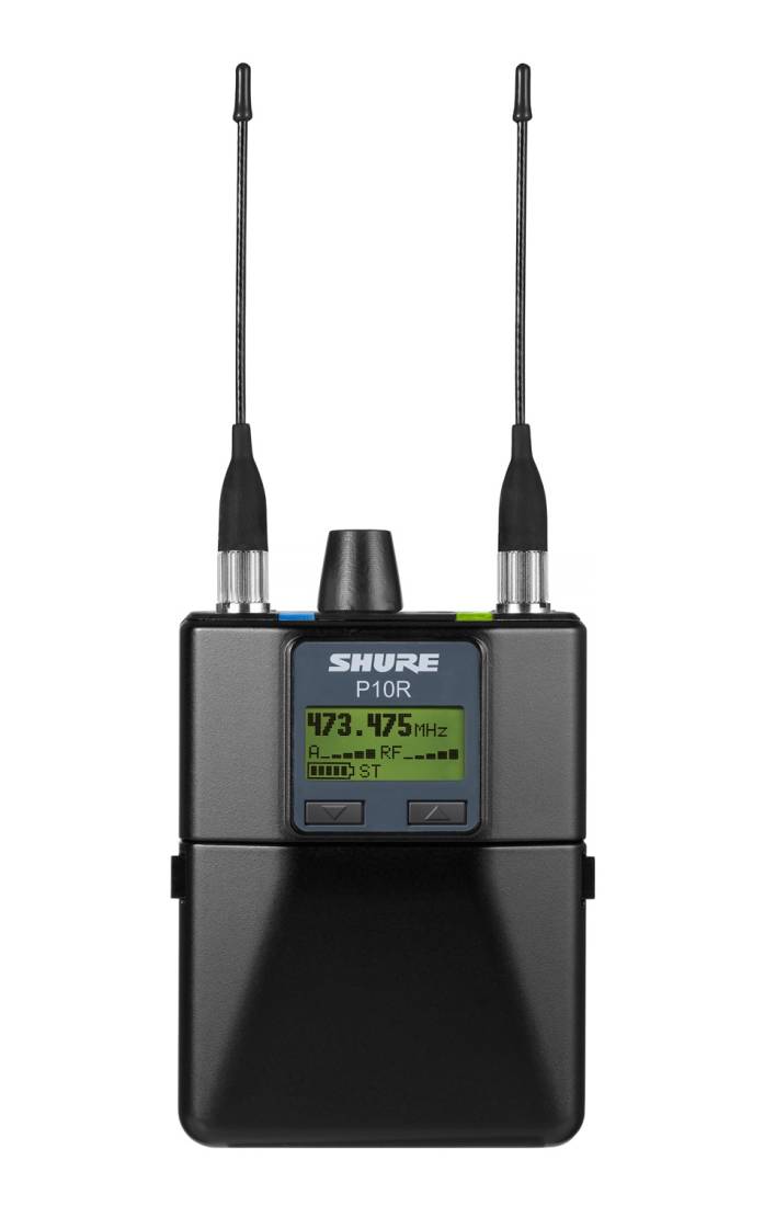 Shure P10R+ Wireless Bodypack Receiver (H22: 518 to 584 MHz)