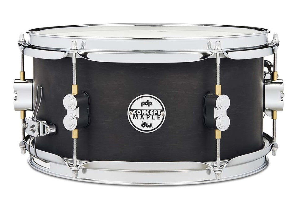 PDP PDSN0612BWCR Concept Black Wax Snare Drum - 6
