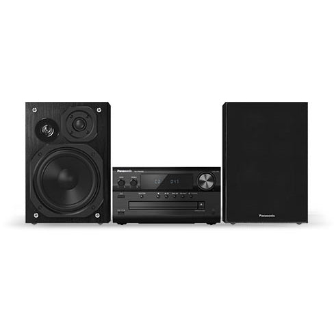 Panasonic SCPMX90K Stereo System w/ LincsD-Amp, 3-Way Speakers, Aux-In Auto Play & Optical Input