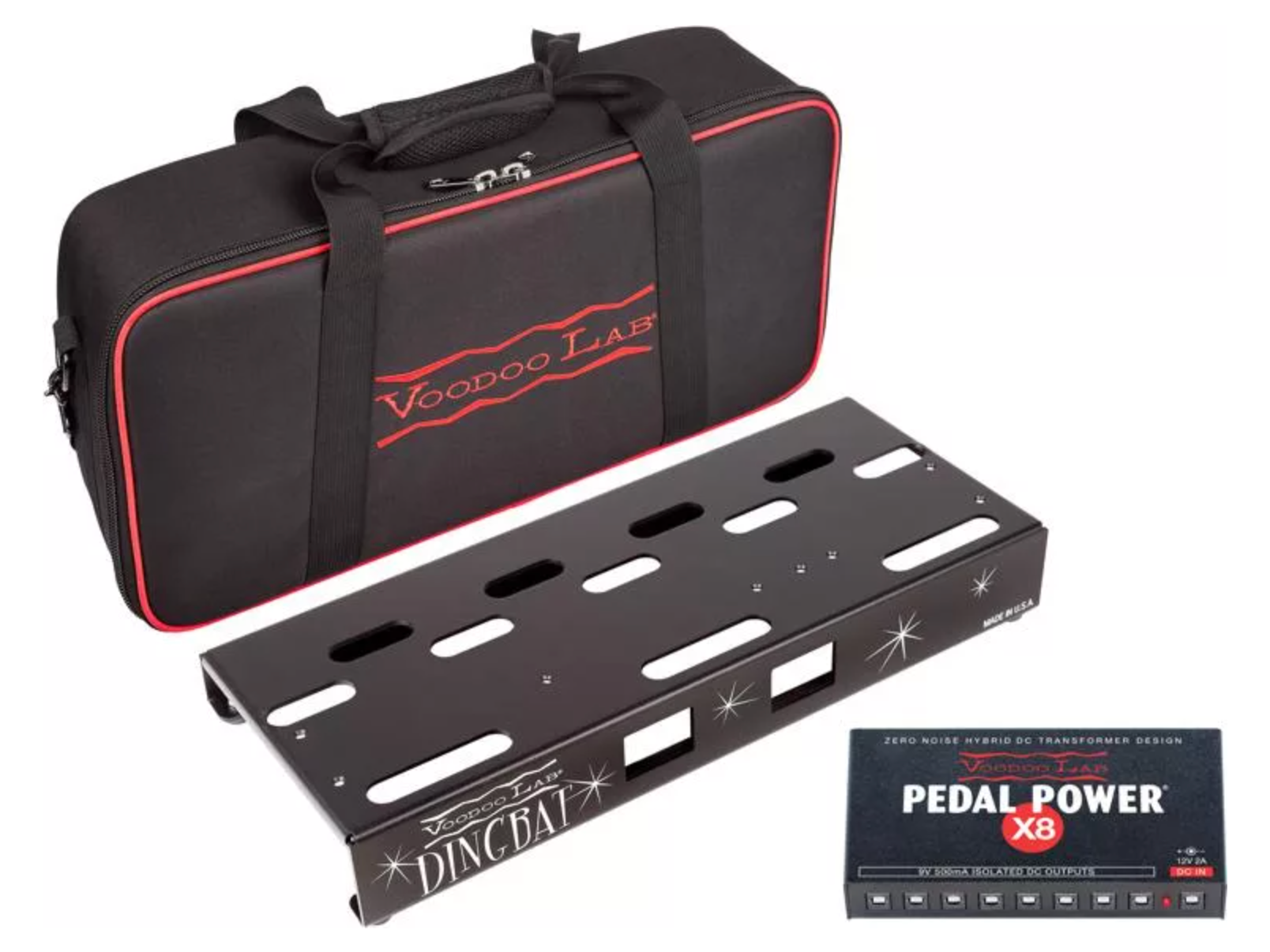 Voodoo Lab DBSX8 Dingbat Pedalboard Power Package - Small