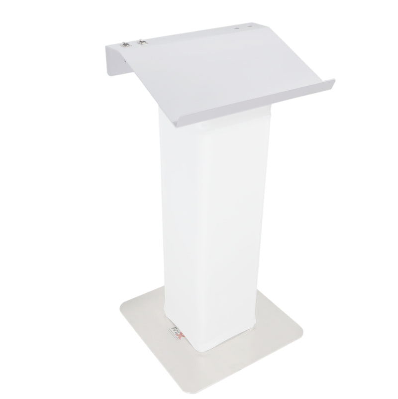 ProX XT-LECTERN24 WH Truss Lectern 24" Aluminum Fits F34 w/ 4x Punched for D-Series Connectors (White Finish)