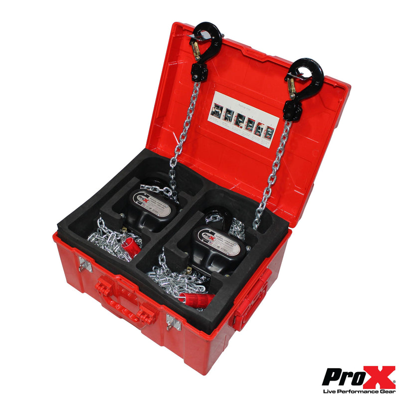 ProX XT-MCH1TX2-30FT Set of 2: 1 Ton Manual Chain Hoist W/30 Ft (9 M) Chain