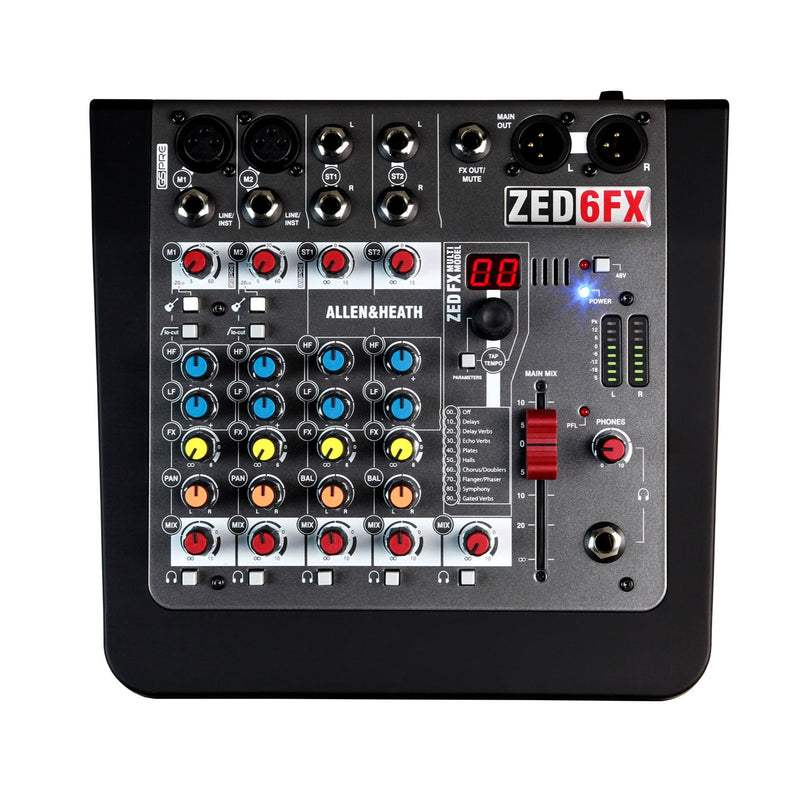 Allen & Heath ZED6FX Compact Analog Mixer With On-Board Effects