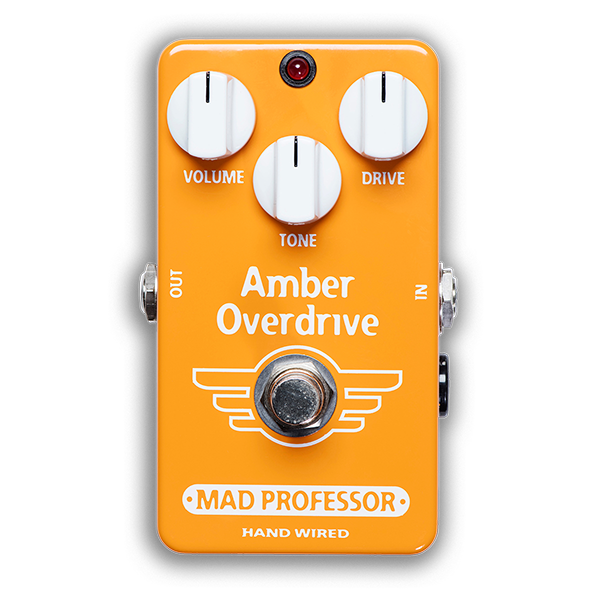 Mad Professor MAD-HW-AOD Amber Overdrive Guitar Effects Pedal - Hand Wired