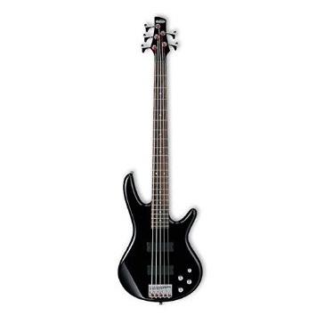 Ibanez Gsr205-Bk  5 Strings Bass Guitar In Black - Red One Music