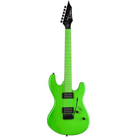 Dean CZONE NG Fluorescent Green Electric Guitar - Red One Music