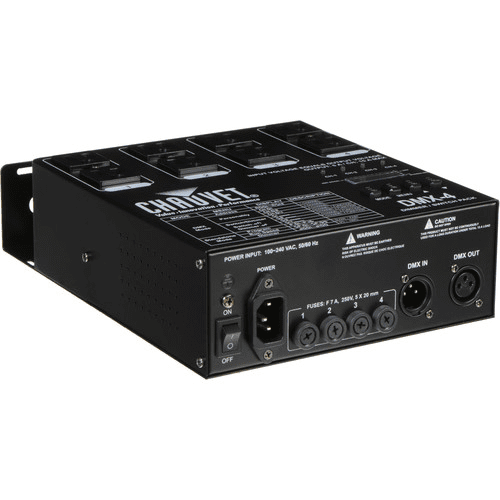 Chauvet Dmx4  4-Channel Dimmerswitch Pack Optimized For Use With Small Led Fixtures - Red One Music