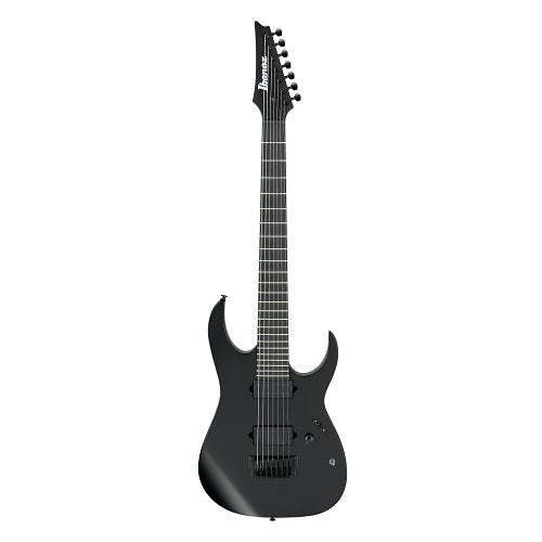 Ibanez RGIXL7-BKF Iron Label - 7 String Elecric Guitar with DiMarzio P