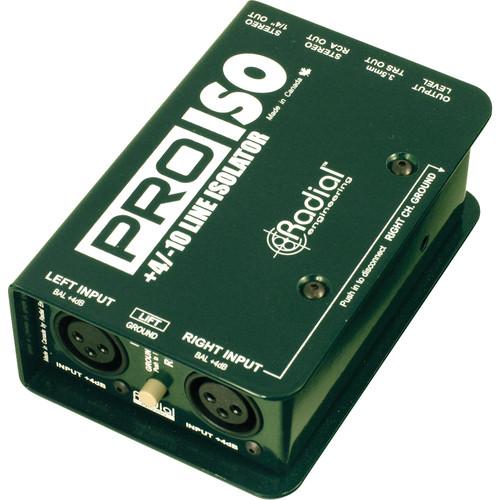Radial Pro Iso 4-10 Db Stereo Line Isolator - Red One Music
