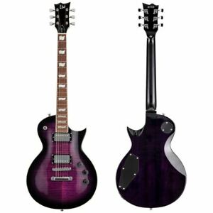 ESP EC-256FM Electric Guitar (See-Thru Purple Sunburst)