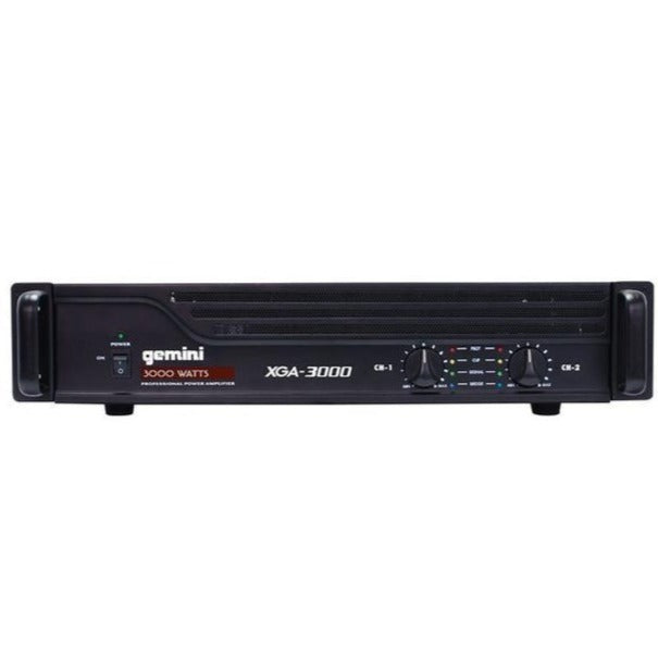 Gemini XGA3000 Professional Power Amplifier, 3000 Watt Instant Peak P
